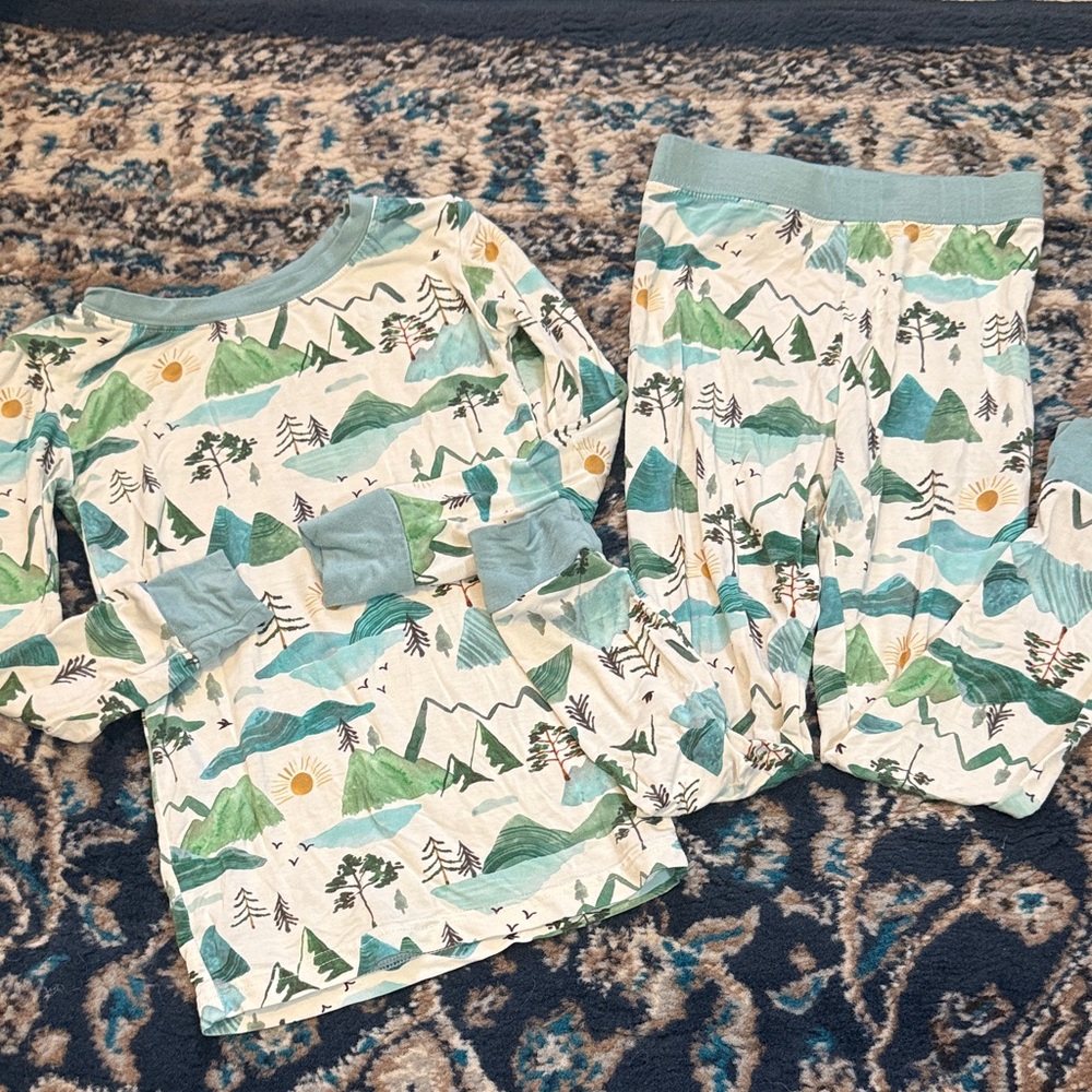 Little Sleepies Mountain Mist Two Piece Pajamas